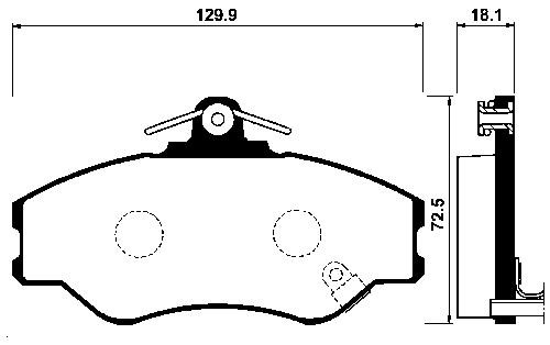 FI.BA filter FBP4158 Brake Pad Set, disc brake FBP4158