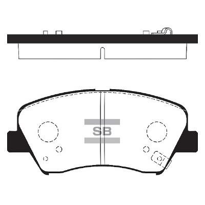 FI.BA filter FBP4249 Front disc brake pads, set FBP4249