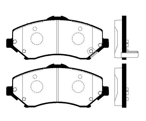 FI.BA filter FBP4338 Brake Pad Set, disc brake FBP4338