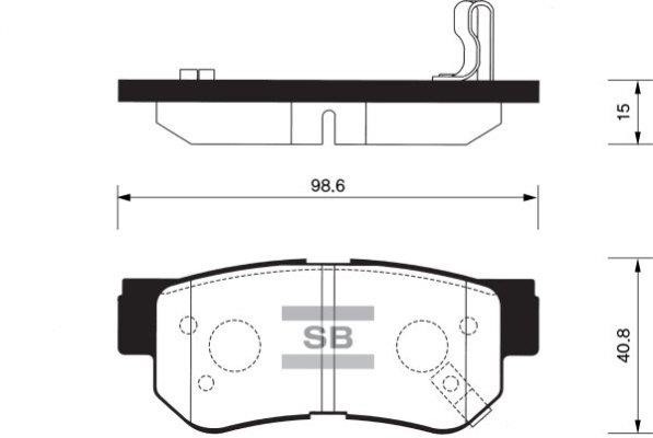 FI.BA filter FBP1117 Brake Pad Set, disc brake FBP1117