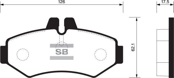 FI.BA filter FBP1278 Brake Pad Set, disc brake FBP1278