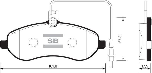 FI.BA filter FBP1415 Brake Pad Set, disc brake FBP1415