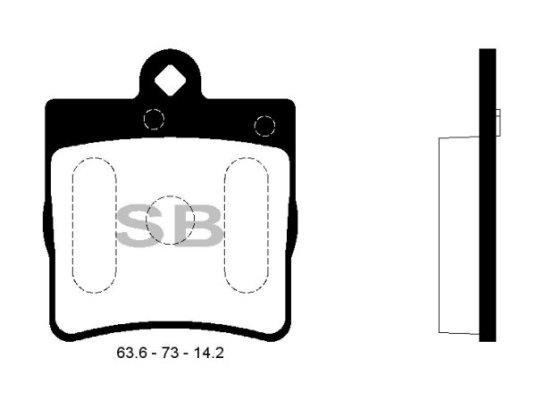 FI.BA filter FBP2208 Brake Pad Set, disc brake FBP2208