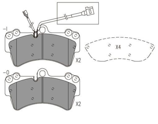 FI.BA filter FBP4173 Brake Pad Set, disc brake FBP4173