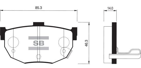 FI.BA filter FBP1062 Brake Pad Set, disc brake FBP1062