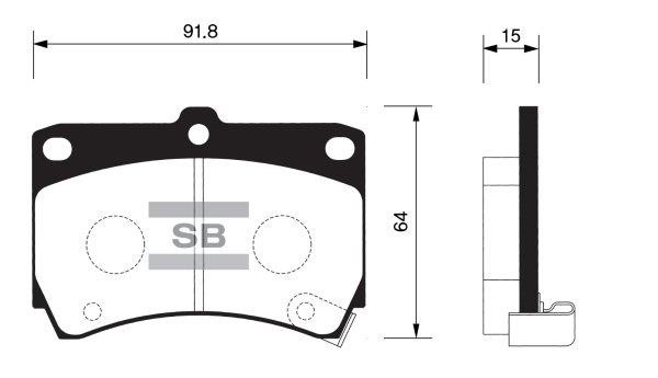 FI.BA filter FBP1067 Brake Pad Set, disc brake FBP1067