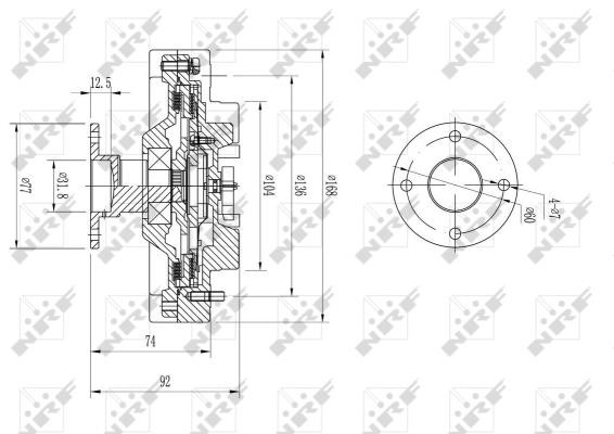 Viscous coupling assembly Wilmink Group WG1720983