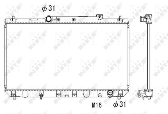 Wilmink Group WG1722200 Radiator, engine cooling WG1722200