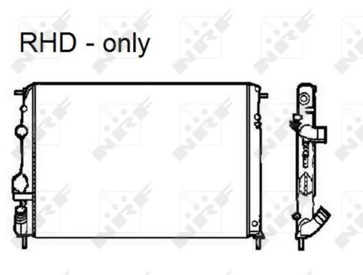 Wilmink Group WG1723286 Radiator, engine cooling WG1723286