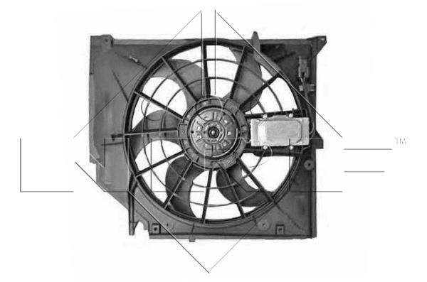 Wilmink Group WG1720128 Hub, engine cooling fan wheel WG1720128