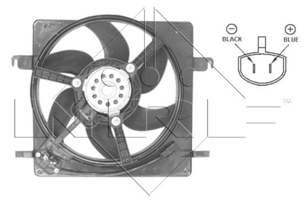 Wilmink Group WG1720139 Hub, engine cooling fan wheel WG1720139