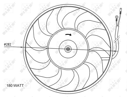 Wilmink Group WG1720170 Hub, engine cooling fan wheel WG1720170