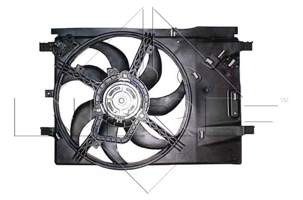 Wilmink Group WG1720210 Hub, engine cooling fan wheel WG1720210