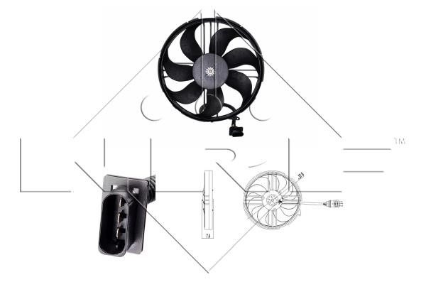 Wilmink Group WG1720369 Hub, engine cooling fan wheel WG1720369