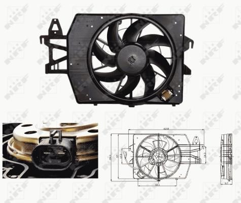 Wilmink Group WG1720621 Hub, engine cooling fan wheel WG1720621