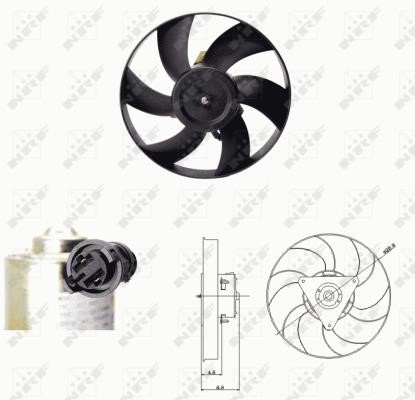 Wilmink Group WG1720629 Hub, engine cooling fan wheel WG1720629