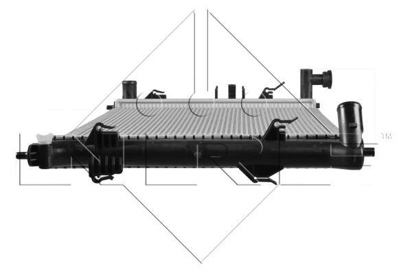 Radiator, engine cooling Wilmink Group WG1721133