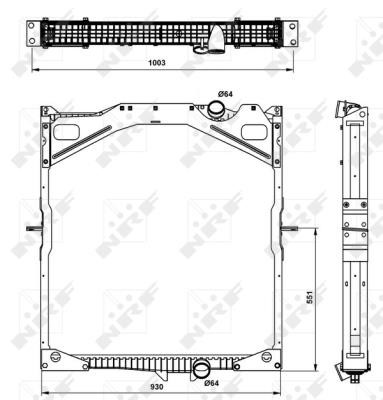 Wilmink Group WG1721561 Radiator, engine cooling WG1721561