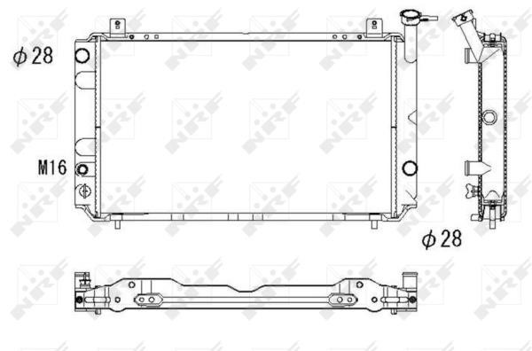 Wilmink Group WG1721684 Radiator, engine cooling WG1721684