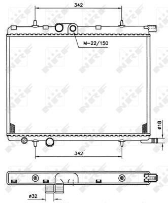 Wilmink Group WG1721707 Radiator, engine cooling WG1721707