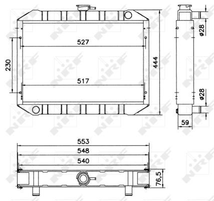 Wilmink Group WG1721779 Radiator, engine cooling WG1721779