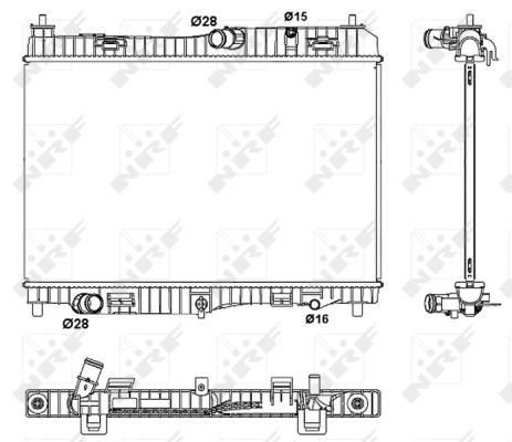 Wilmink Group WG1721986 Radiator, engine cooling WG1721986