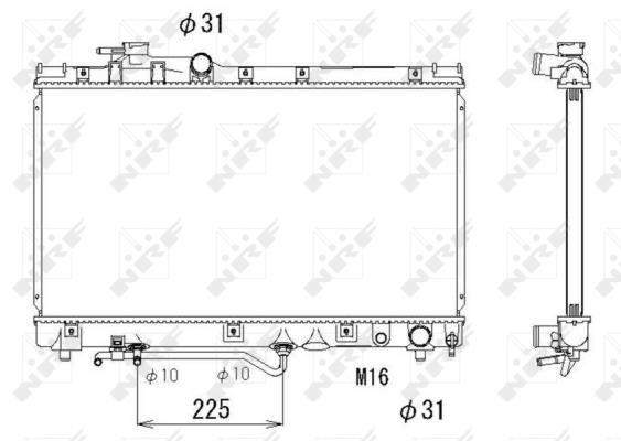 Wilmink Group WG1722178 Radiator, engine cooling WG1722178