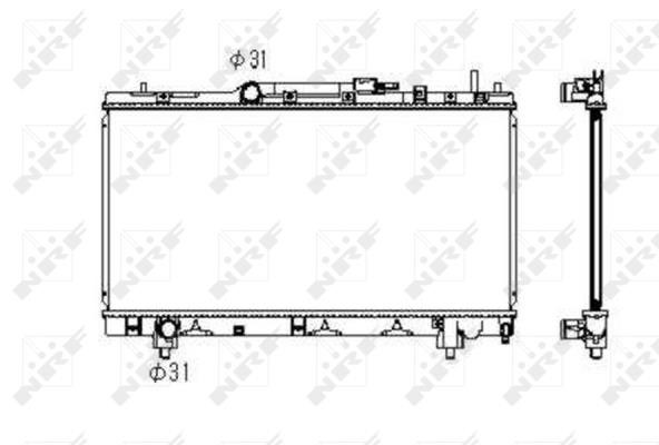 Wilmink Group WG1722230 Radiator, engine cooling WG1722230