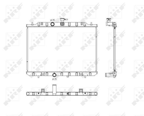 Wilmink Group WG1722580 Radiator, engine cooling WG1722580