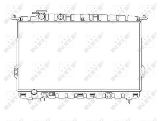 Wilmink Group WG1722476 Radiator, engine cooling WG1722476