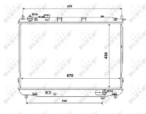 Wilmink Group WG1722652 Radiator, engine cooling WG1722652