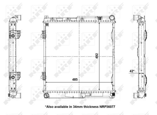 Wilmink Group WG1723082 Radiator, engine cooling WG1723082