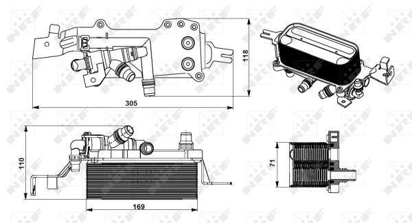 Wilmink Group Oil Cooler, automatic transmission – price