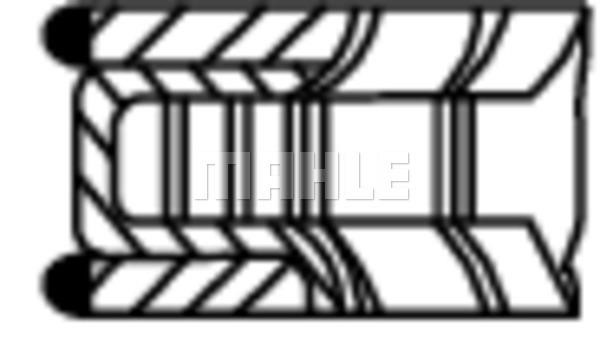 Wilmink Group WG1201781 Piston Ring Kit WG1201781