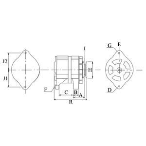 Cargo 116646 Alternator 116646