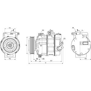 Compressor, air conditioning Cargo 241308