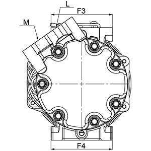 Compressor, air conditioning Cargo 241730