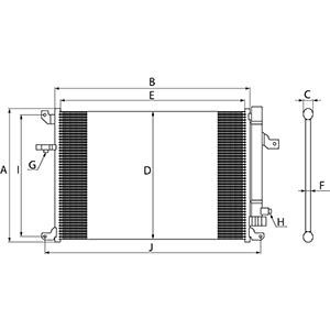 Aircon condenser Audi Q5: 261293 Cargo AC Condenser