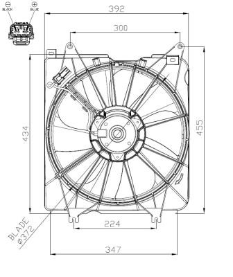 Wilmink Group WG2161755 Hub, engine cooling fan wheel WG2161755