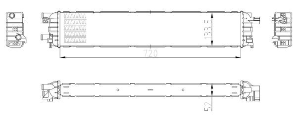 Wilmink Group WG2161889 Radiator, engine cooling WG2161889