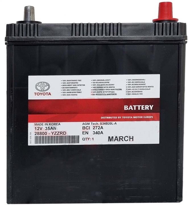 Toyota 28800-37080 Rechargeable battery 2880037080