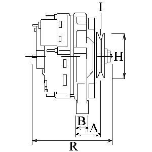 Alternator Volkswagen Golf: 116587 Cargo Alternator