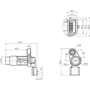 Crankshaft position sensor Cargo 150934