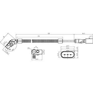 Crankshaft position sensor Cargo 150960