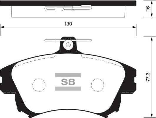 FI.BA filter FBP1530 Brake Pad Set, disc brake FBP1530