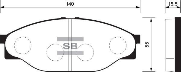 FI.BA filter FBP1139 Brake Pad Set, disc brake FBP1139