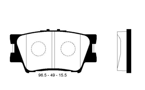 FI.BA filter FBP2081 Brake Pad Set, disc brake FBP2081