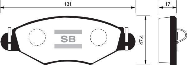 FI.BA filter FBP1179 Brake Pad Set, disc brake FBP1179