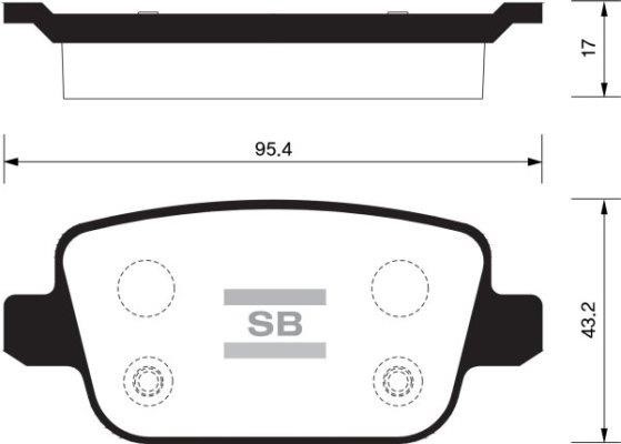 FI.BA filter FBP2101-R Brake Pad Set, disc brake FBP2101R