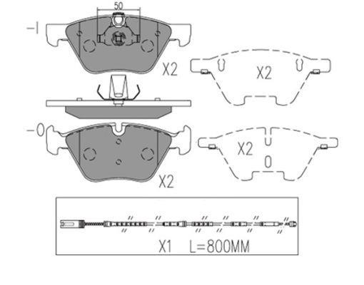 FI.BA filter FBP4199 Brake Pad Set, disc brake FBP4199